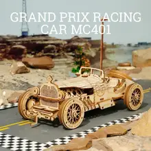  3d Mechanical Model Super Puzzle For Children's day Steam Train DIY Assembly Handmade Wooden Puzzles Kit Wood Car Models Toys 