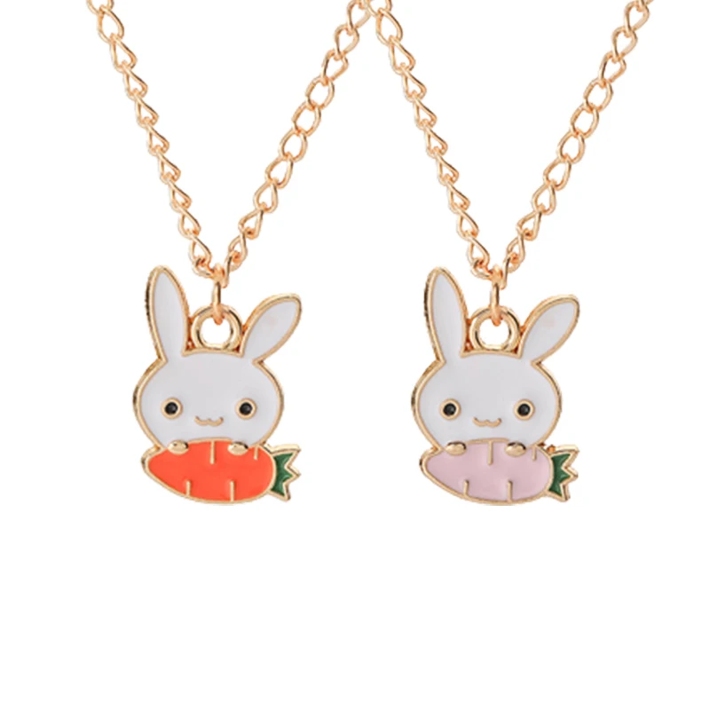 Carrot & Bunny Necklaces - 12 Pc.