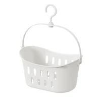 Bathroom Hanging Drain Basket With Rack Shower Storage Sink Holder Hook Kitchen Sundries Hanging Organizer Basket 5