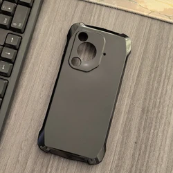 Soft TPU Transparent Phone Case - Silicone Protective Shell Cover for OSCAL Marine 1 (Black)