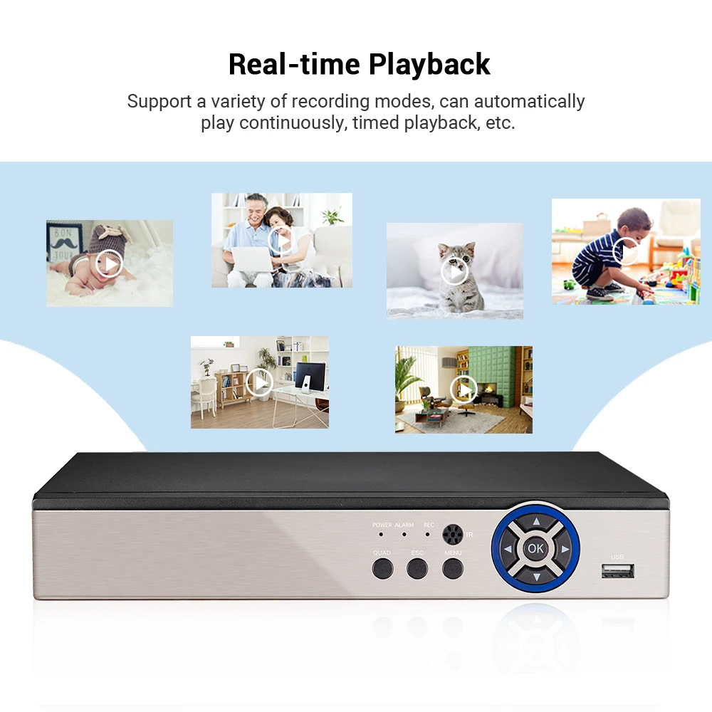 16CH AHD CCTV DVR 5MP-N 5in1 AHD TVI CVI CVBS IP Camera Hybrid Digital Video Recorder Home Secuirty DVR CCTV System XMeye H.265 network video recorder surveillance security