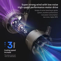 Ventilateur de cou portable Lenovo 5000 mAh rechargeable, rafraîchisseur d'air portable avec affichage numérique USB pour sports de plein air et voyages 2026 6