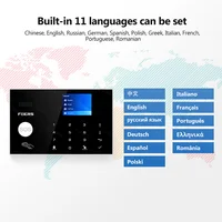 FUERS G34 Tuya สมาร์ท WIFI 4G Wireless Home Burglar Security ALARM ระบบควบคุมไซเรน Motion Detector เซ็นเซอร์ควัน 4