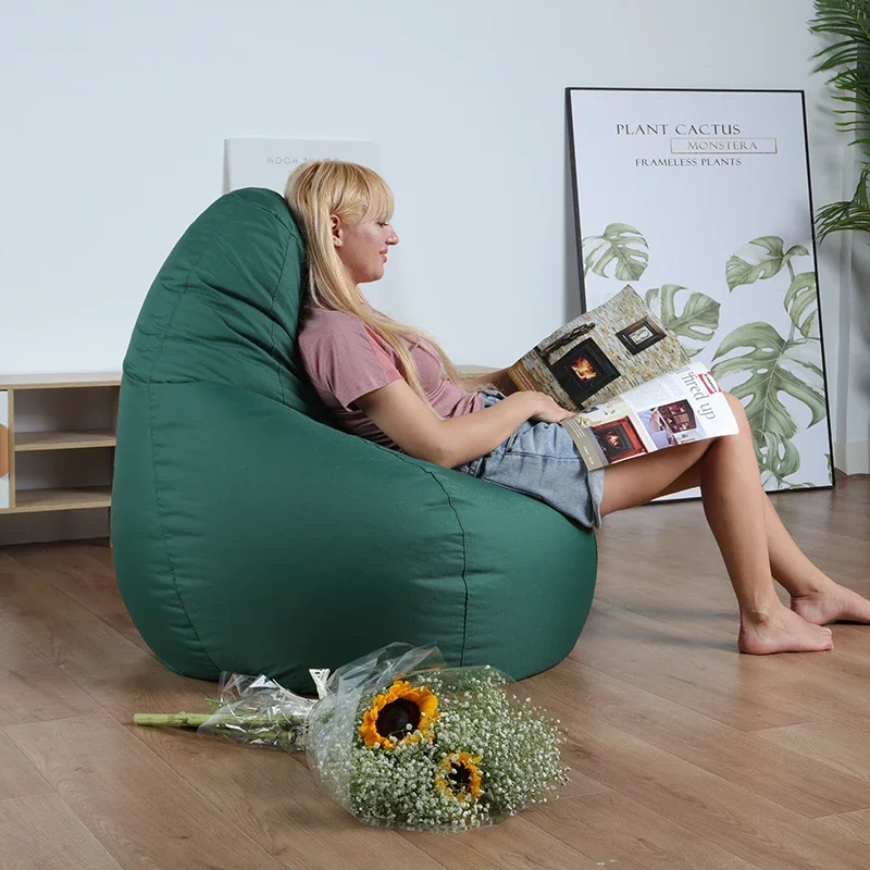 Beanbag sofa EU standard fabric cover outdoor bean bag chair cover small apartment living room sofa beanbags