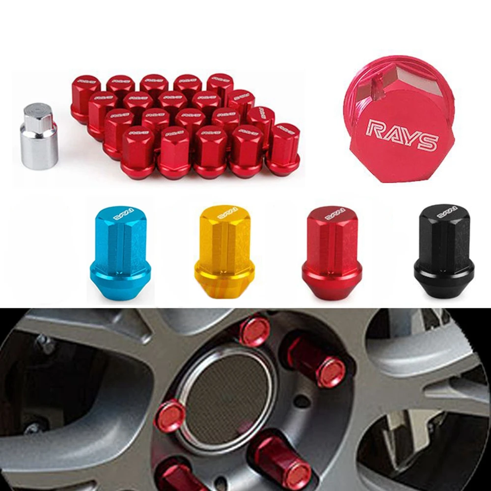 RAYS Wheel Lug Nuts Racing Aluminium alloy Wheel Lug Nuts Screw M12x1.5