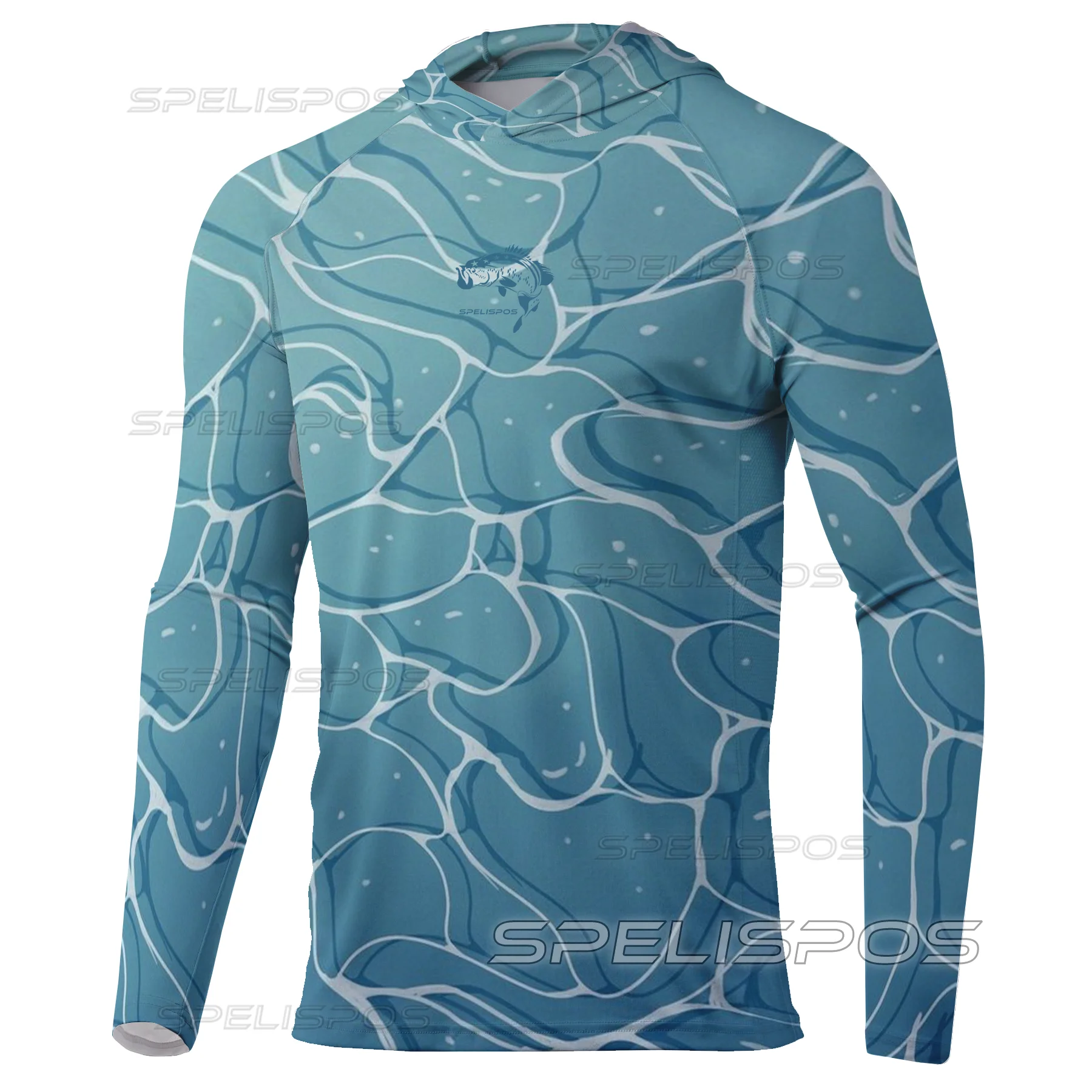 Tops Wear Fishing Shirts Angling Kit Long Sleeve Hoodies Summer UPF 50+ Fish Maillot Beach Gear Yacht Sea Jersey Running Hood