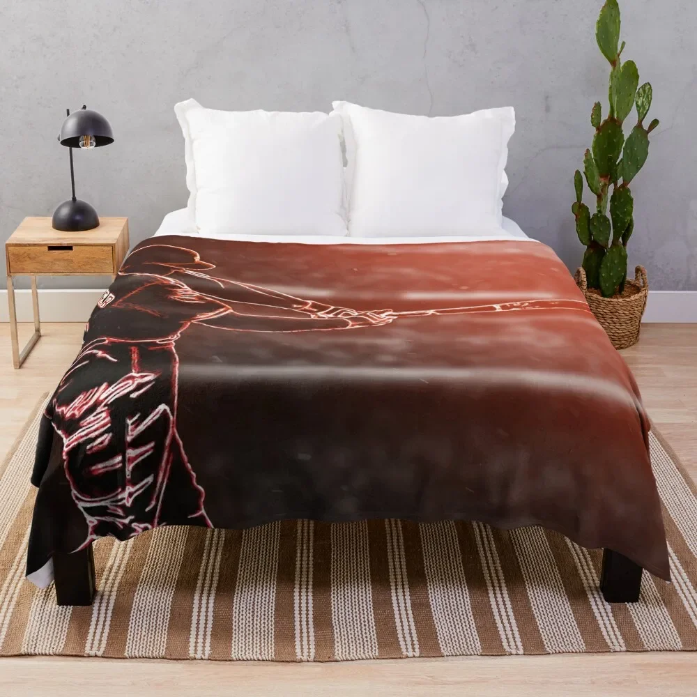 George Springer Glow Artwork Coperta Da Tiro Plaid Fluffy Shaggy Softest Coperte