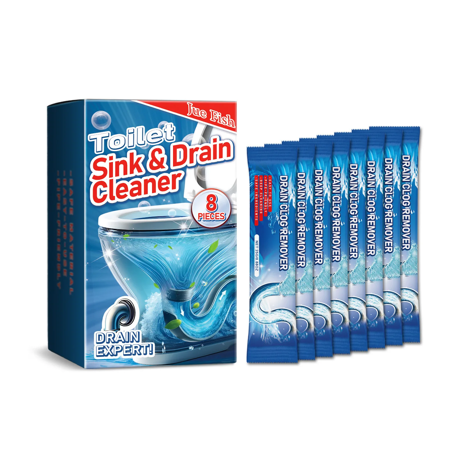 Toilet Cleaning Powder Yellow Urine Stain Cleaning Sewer Dredging Bathroom Odor Remover Refreshing Toilet Bowl Descaling Cleaner