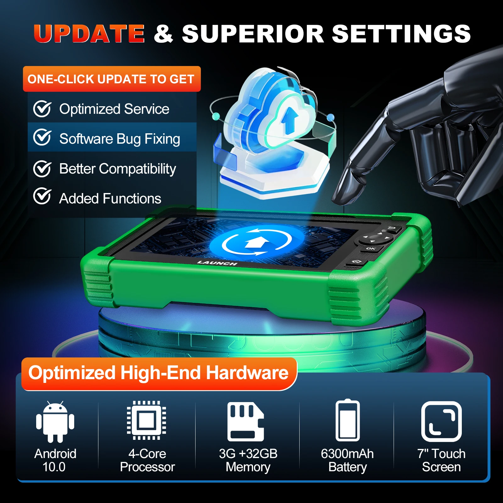 LAUNCH X431 CRP919 EV Bidirektionales Scan-Tool für Elektrofahrzeuge New Energy Cars ALLES System 43+ Reset CAN FD Diagnosetool – Detail 10