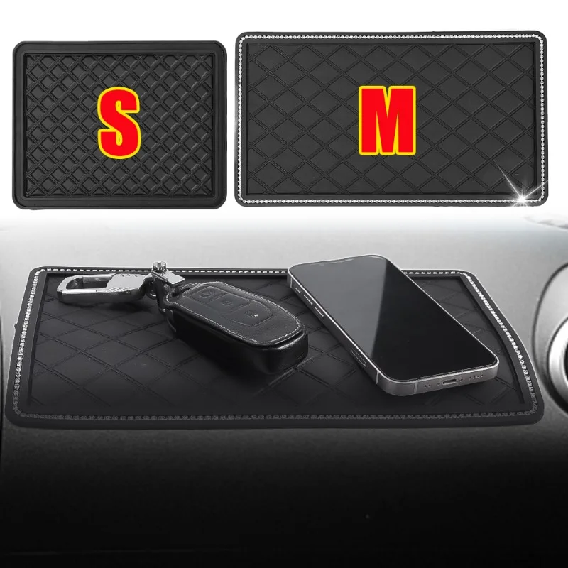 Car Phone Anti Slip Mats Universal Auto Center Console Dashboard Sunglasses  Smartphone Non-slip Pad Car Interior Accessories - AliExpress