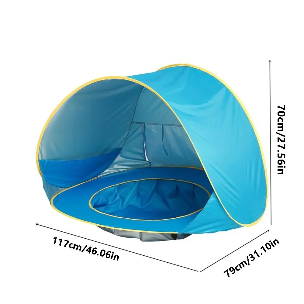 Baby Beach Tent Baby Beach Tent Portable Shade Pool UV Protection Sun Shelter For Infant Outdoor Toys Child Swimming Pool Play House Tent Toys