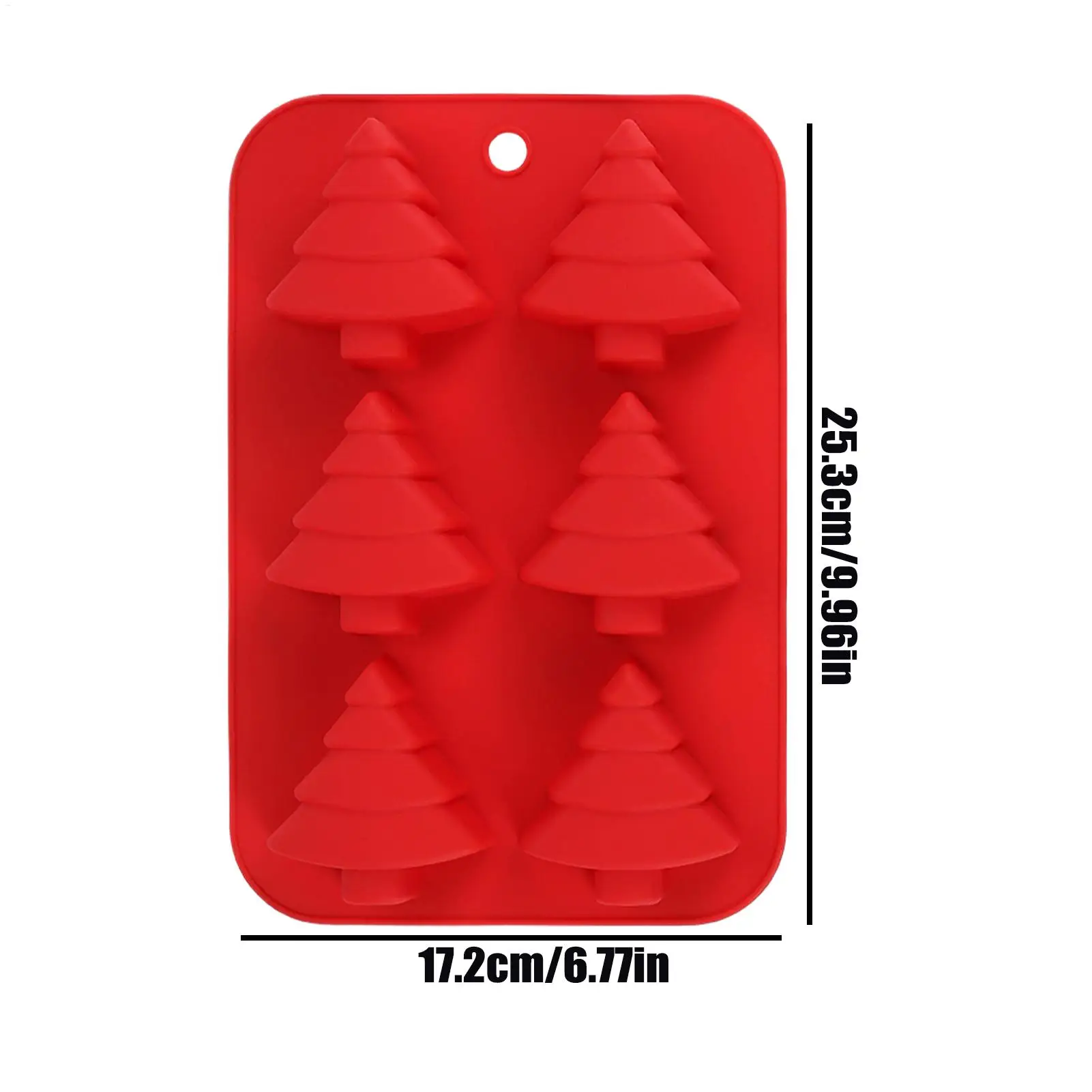 Holiday Silicone Molds Non-stick Moulds Tray Silicone Molds Christmas Shapes For Cake Soap Candy Ice Cookie Food Crafts Fondant