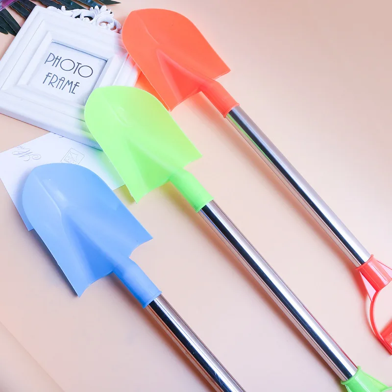 Kids Beach Shovel 56cm Stainless Steel Pointed Shovel Toy Summer Accessories for Beach Thickened Play Beach Outdoor Toys Gift 5