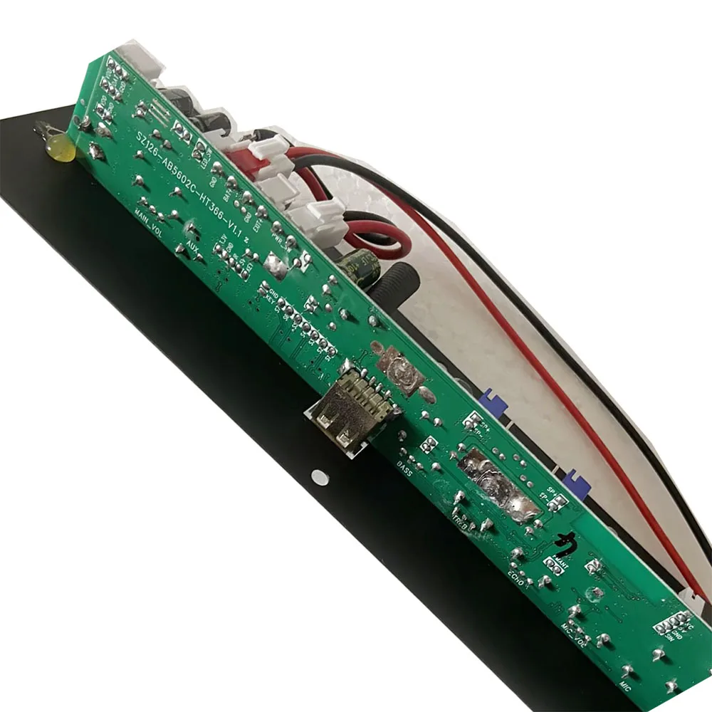 스피커 7.4V 증폭기 보드 스퀘어 댄스 20W + 20W 지원 블루투스 AUX U 디스크 녹음 5-8인치 스피커 키트 홈 시어터 DIY
