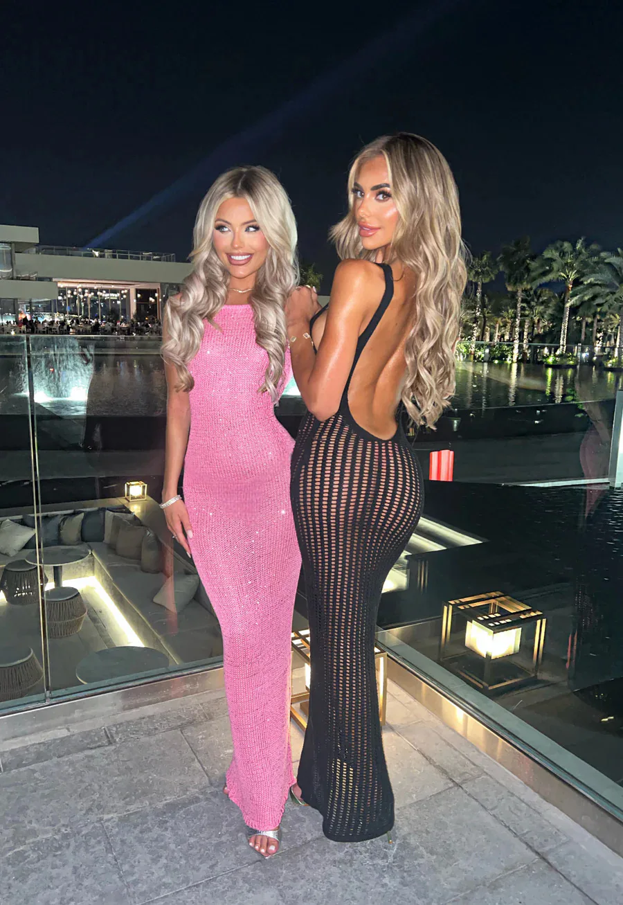 Women's Summer Sexy Sleeveless Backless Slim Fit Knit Dress Long Beach Dress Crochet Bikini Cover up Swimwear 6