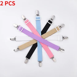 2 Pieces/set of Bed Sheet Holders with Adjustable Anti Slip Bed Sheet Fixing Clip Tablecloth Fixing Strap Bed Sheet Clip