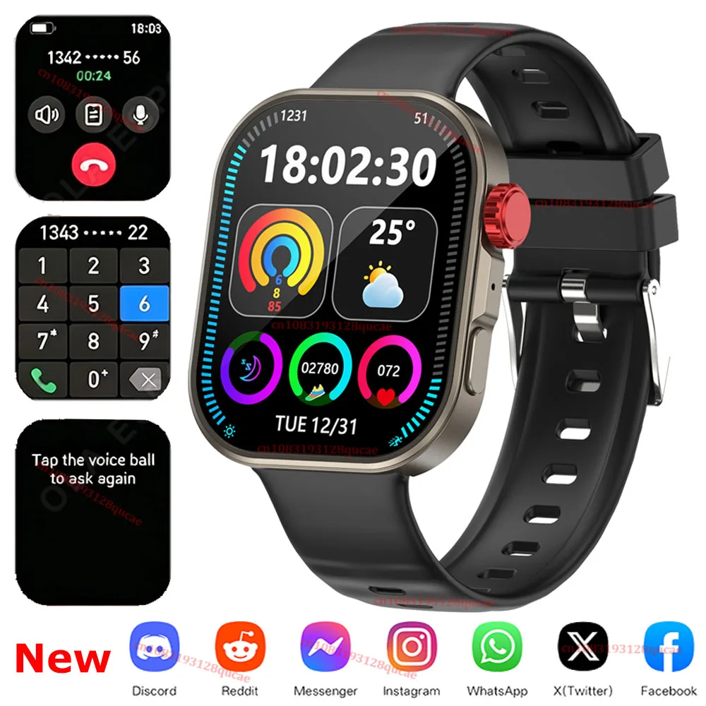 2026 New Military-grade Smart Watch Men GPS 3ATM Waterproof Watch Bluetooth Calls Blood Oxygen Outdoor Smartwatch Women Men Hw12 1