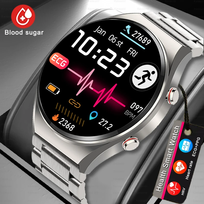 Accurate Measurement Blood Glucose Smart Watch Men Ecg+ppg Heart Rate
