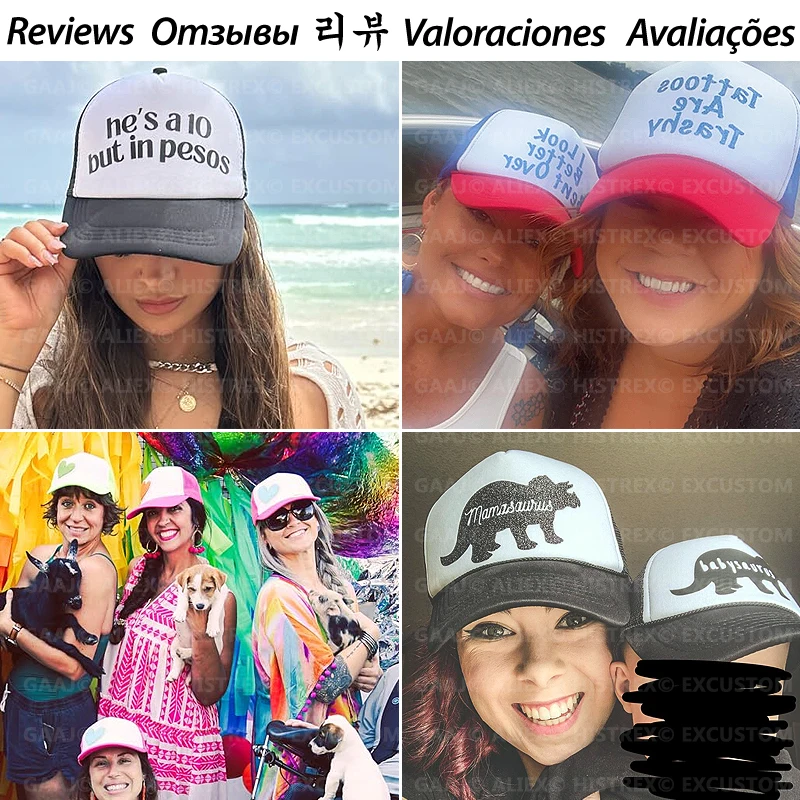 Customized Logo Mesh Hats Men Women Youth Kids Foam Trucker Hats Sports Team Baseball Print Sun Hat Snapback Adult Children Caps 5