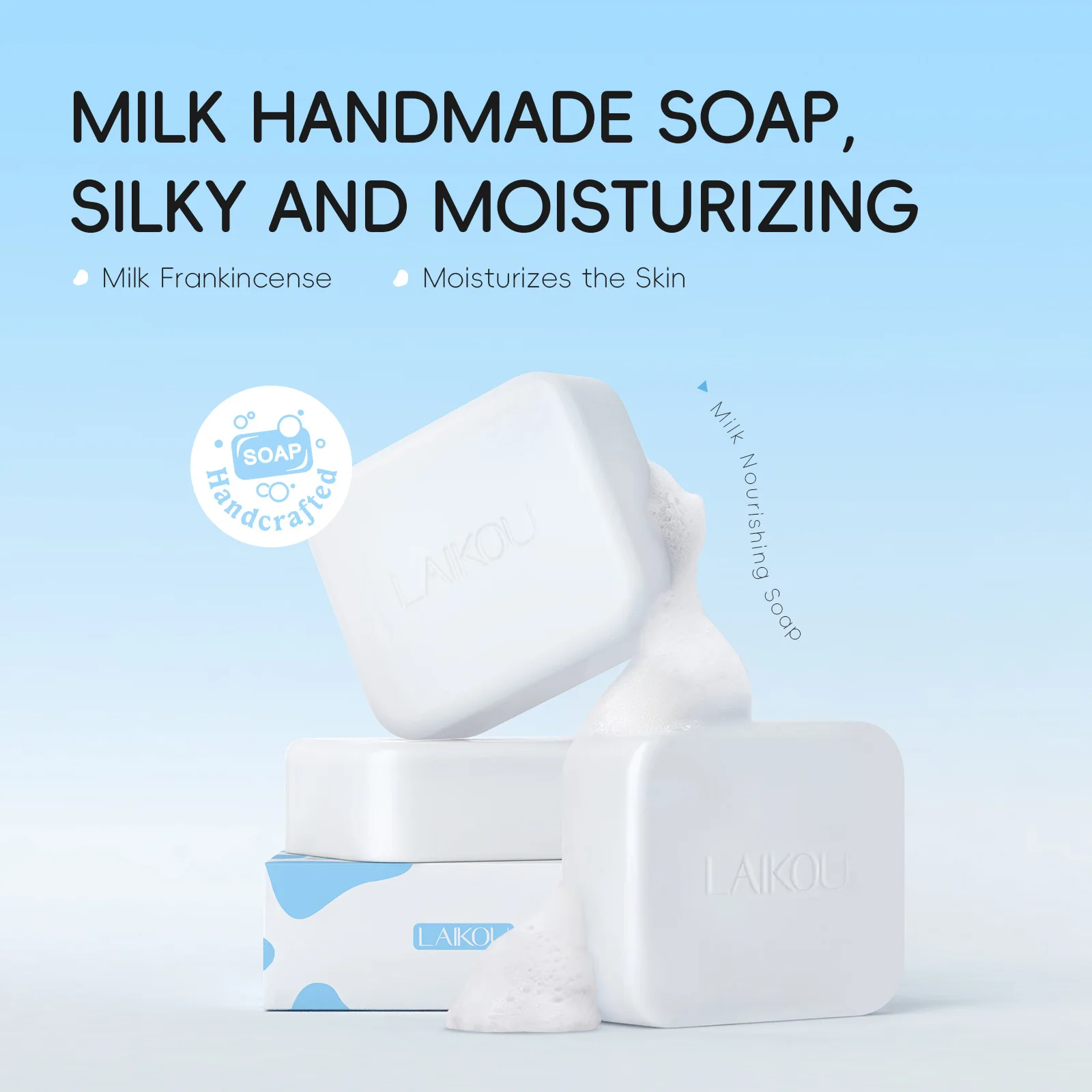 Milk Soap 110g Original Handmade Nourish Moisturizing For Face