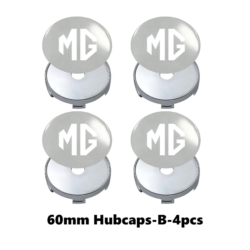 B-silver-silver-4PCS