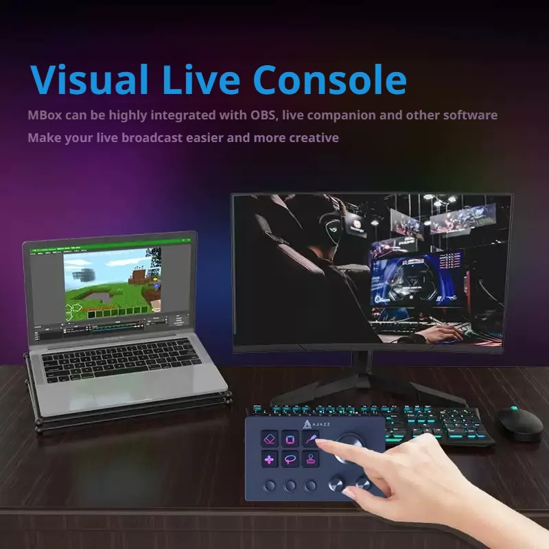 Ajazz AKP03E ミニキーボード 12キー マクロキーボード プログラム可能