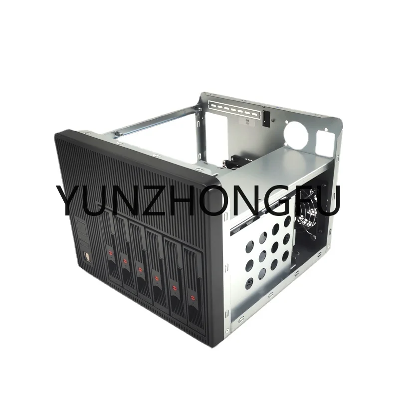 

Hot swap server chassis with 6gb sata backplane 2022 New high quality 6bays NAS storage case