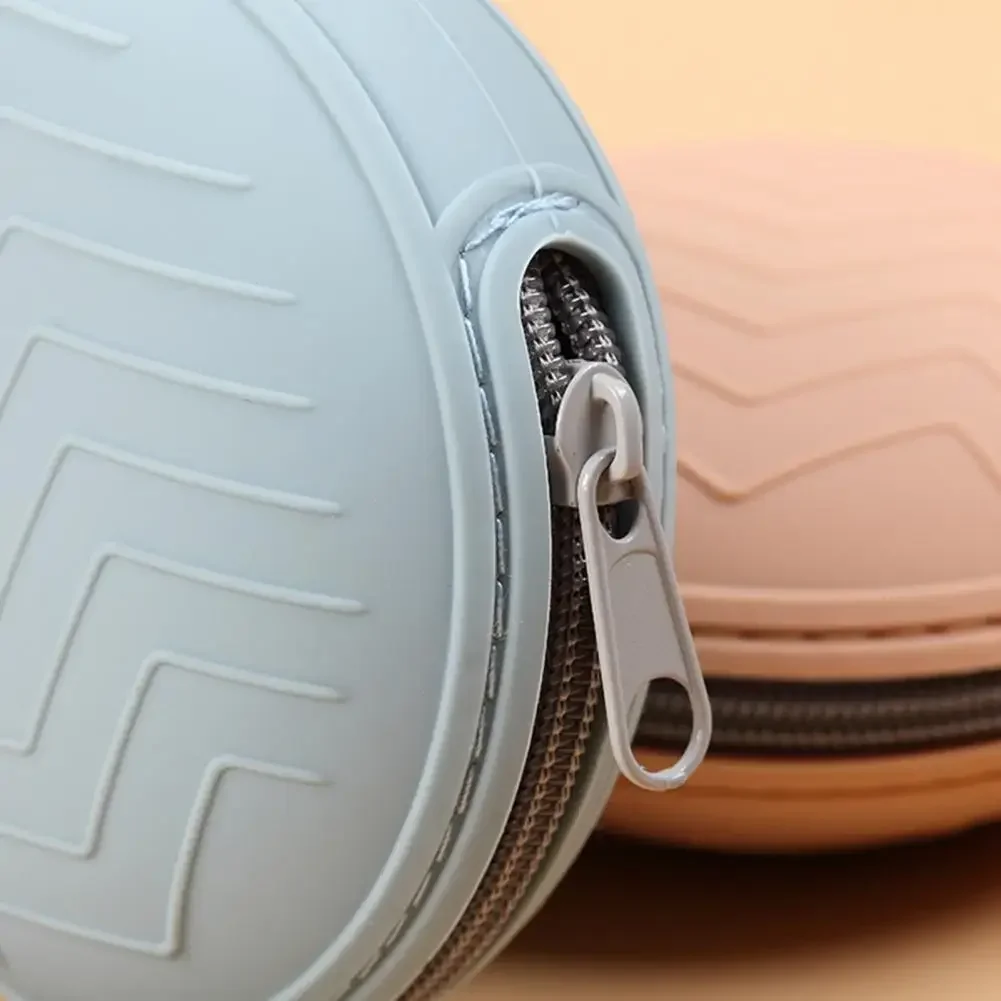 Silicone Coins Purse Waterproof Gift Mini Change Earphone Pouch Wallet Pacifier Box Baby Nipple Case Baby Nursing Accessories