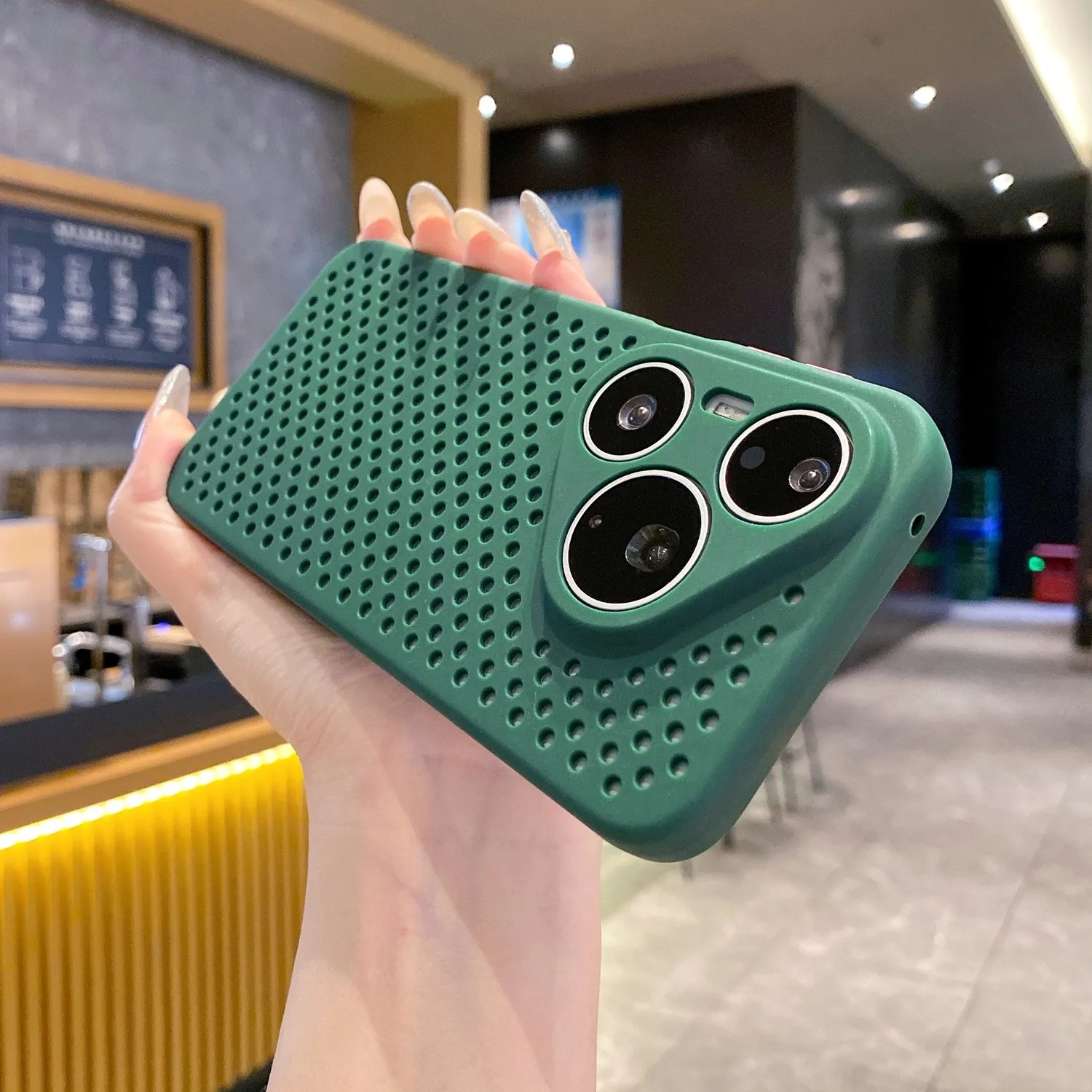 Cooling Breathable Ultra-Thin Soft TPU Shockproof Matte Phone Case