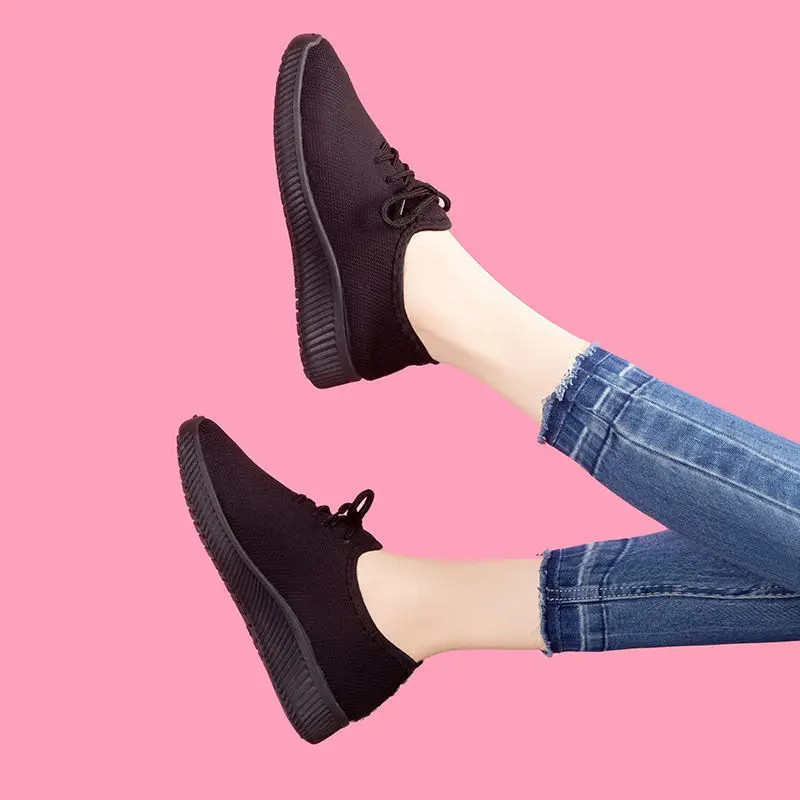 Comemore Tenis Feminin Women Sneakers Ladies Sports Black Shoes Trainers Casual Shoe Woman Baskets Cheap Femme Dames Black Mujer 5