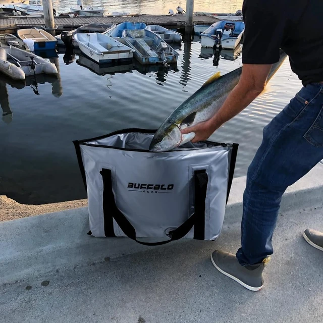  Fish Bag, Insulated Fishing Cooler, Leakproof Kill