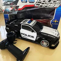 Rc Car Boys Toys 1/12 Remote Control Police Cars with Light Radio Controlled Drift Cars High Speed Children Gift Electric Model 2