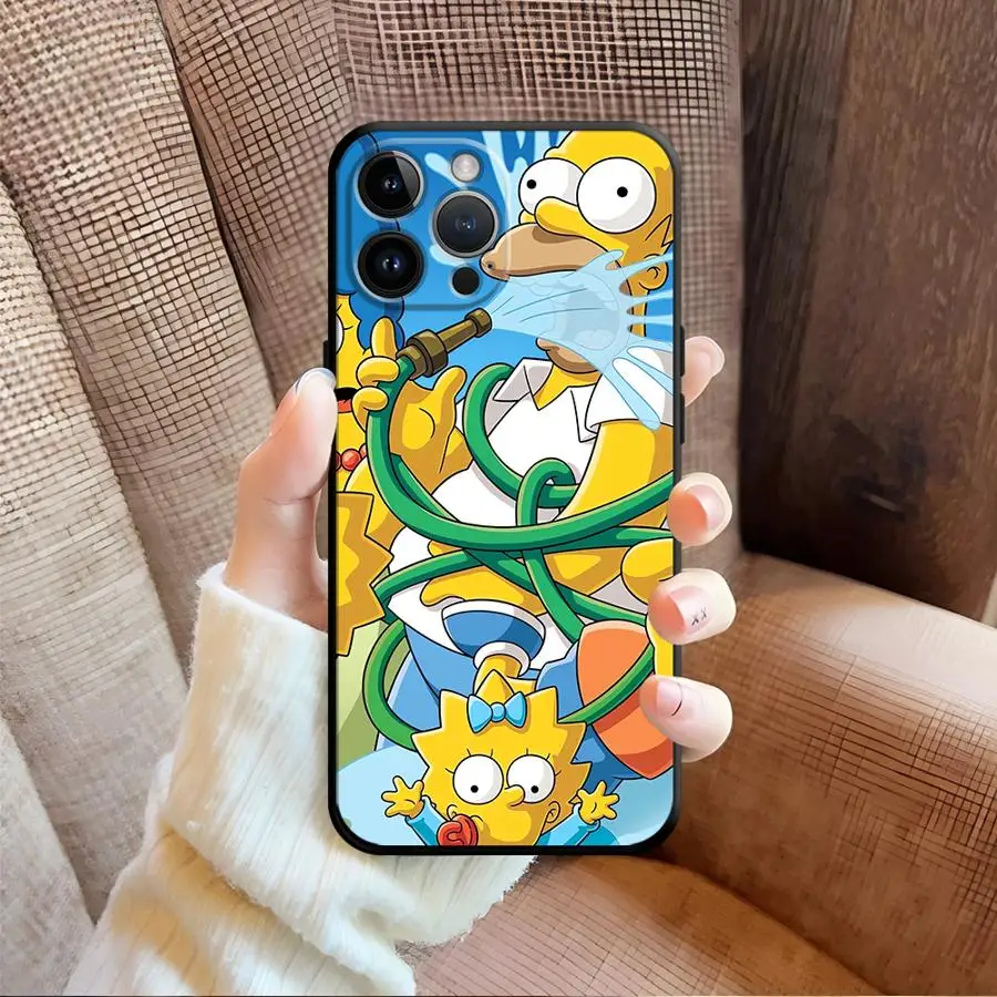 Mischievous Simpson Soft Back Phone Cover Case