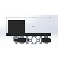 ชุดโมดูลเชิงเส้น HPV8 Openbuilds Mini Solid V Slot พร้อมสายพานและเฟืองแบบลูกปืน สำหรับมอเตอร์สเต็ป Nema17 ใช้กับเครื่องพิมพ์ 3 มิติ 5