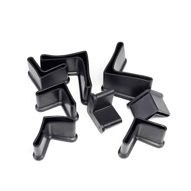 L-shaped Foot Cover Triangle Angle Iron Feet Caps Non-Slip Shelf Table Chair Furniture Feet Leg Pad Protector furniture leg pads chair leg caps chair leg protector furniture foot pads rubber furniture feet pads furniture leg caps furniture foot protector furniture feet