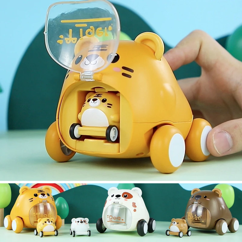 Baby Toy Cars For Babies Boys Interactive Toy Cartoon Car 1 Year Old  Toddler Birthday Gift Toys Montessori Kids Toys - Railed/motor/cars/bicycles  - AliExpress