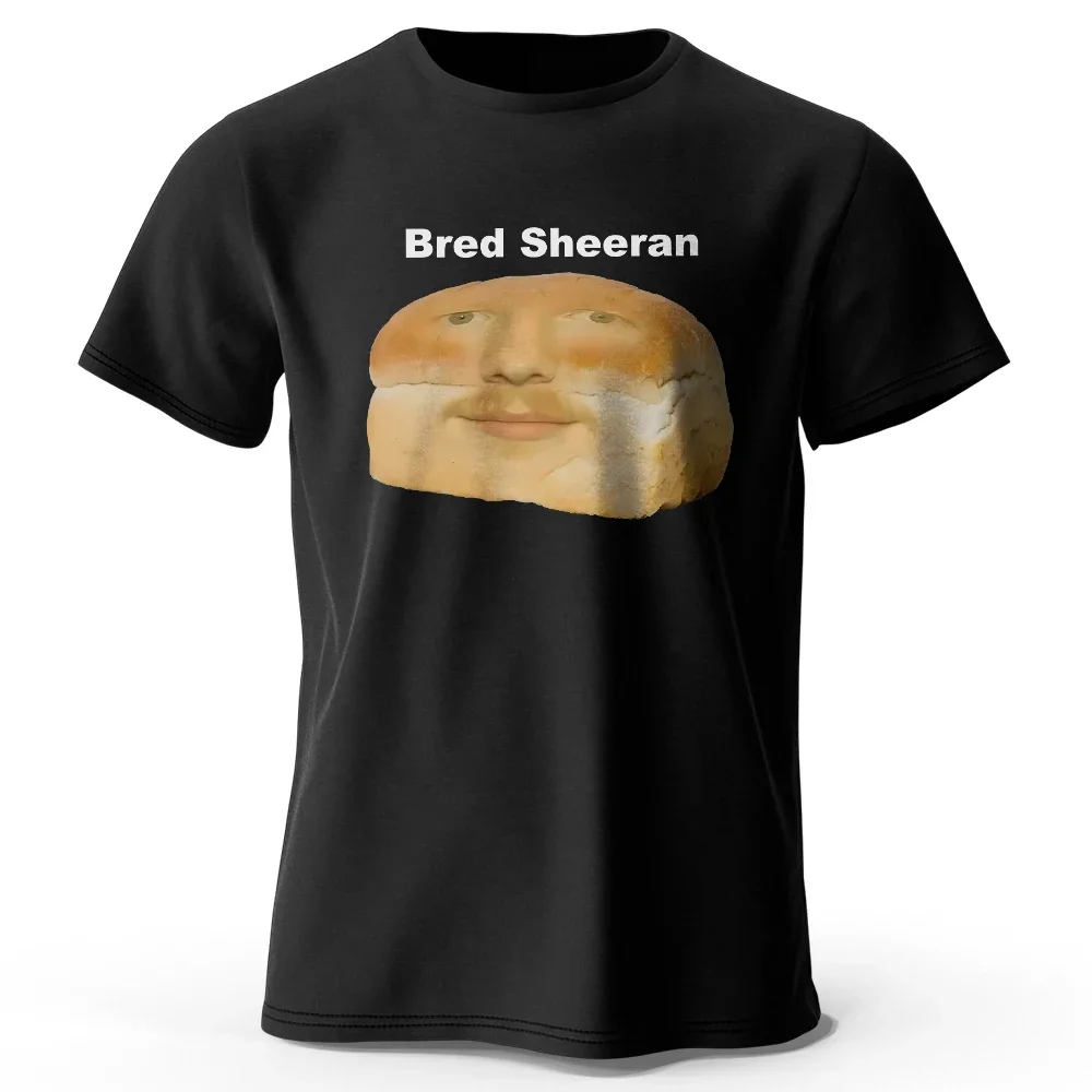 Funny Bread Sheeran Printed 100% Cotton T-Shirt, Soft & Breathable ...