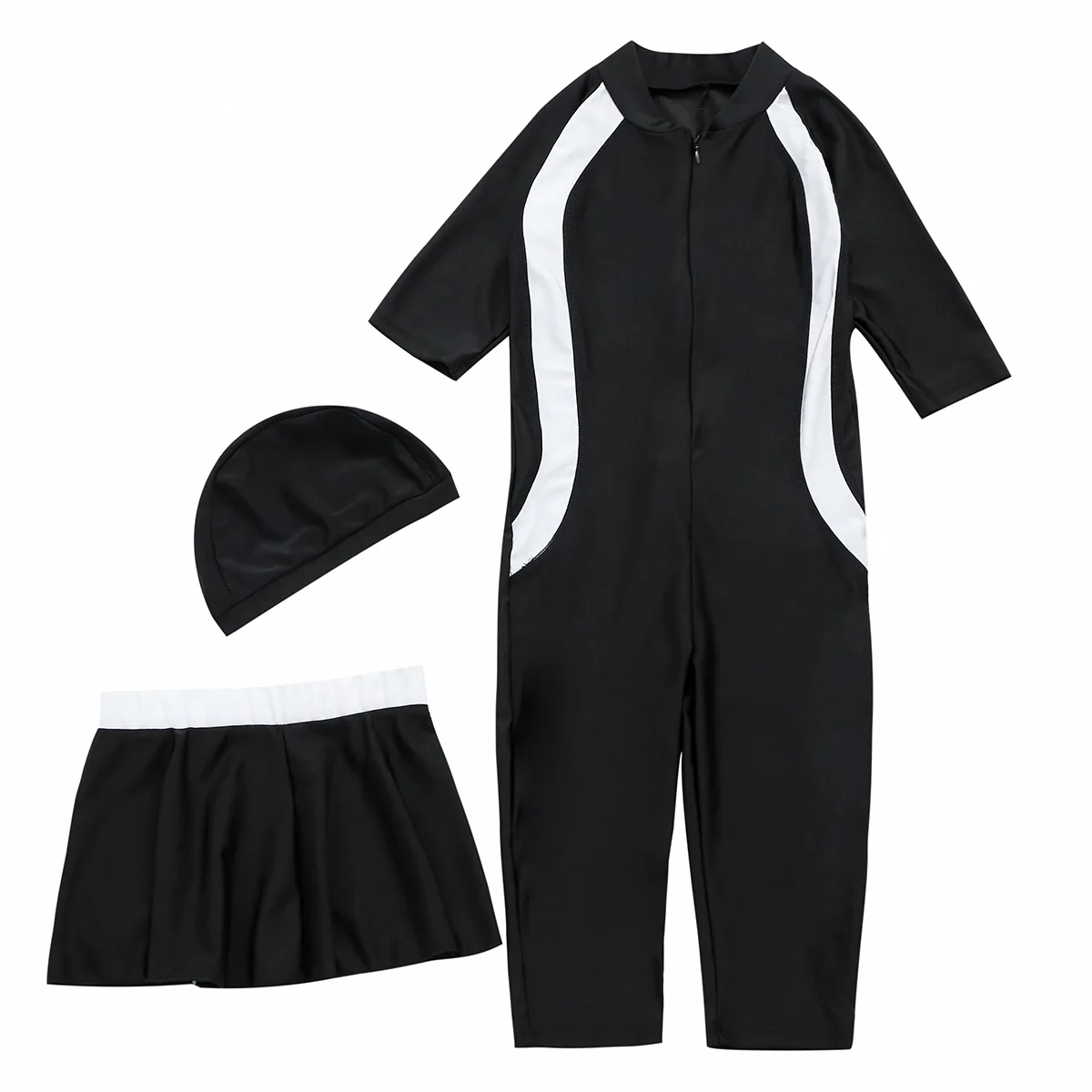 Girls Muslim Swimwears Baby Swim Long Swimsuits Islamic Children Arab Islam Beach Wear Kids Swim Suits Burkinis Surf Pants 3pcs women swimwear muslim swimwear