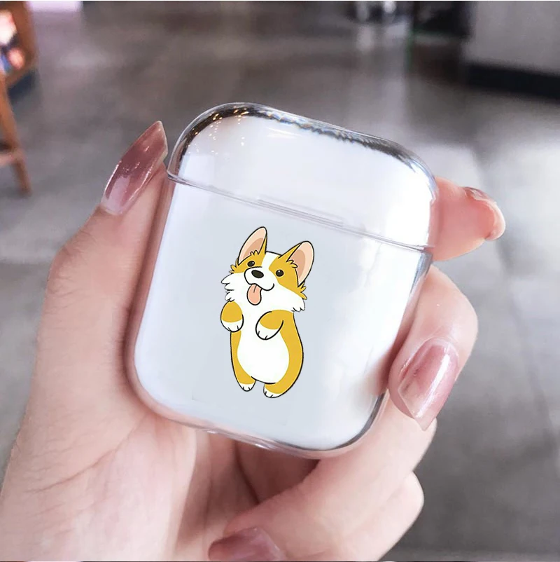 Adorable Cartoon Dog Earphone Case - Shockproof Soft Cover & Protective Accessory Shell
