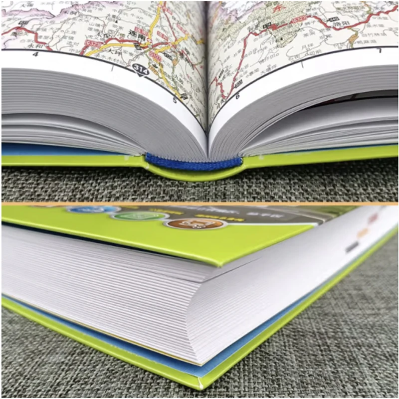 2025 China Road Atlas (Expressway and Urban&Road Network Guidebook Map Collection Top Self-Drive Routes A4 Size 512Pages