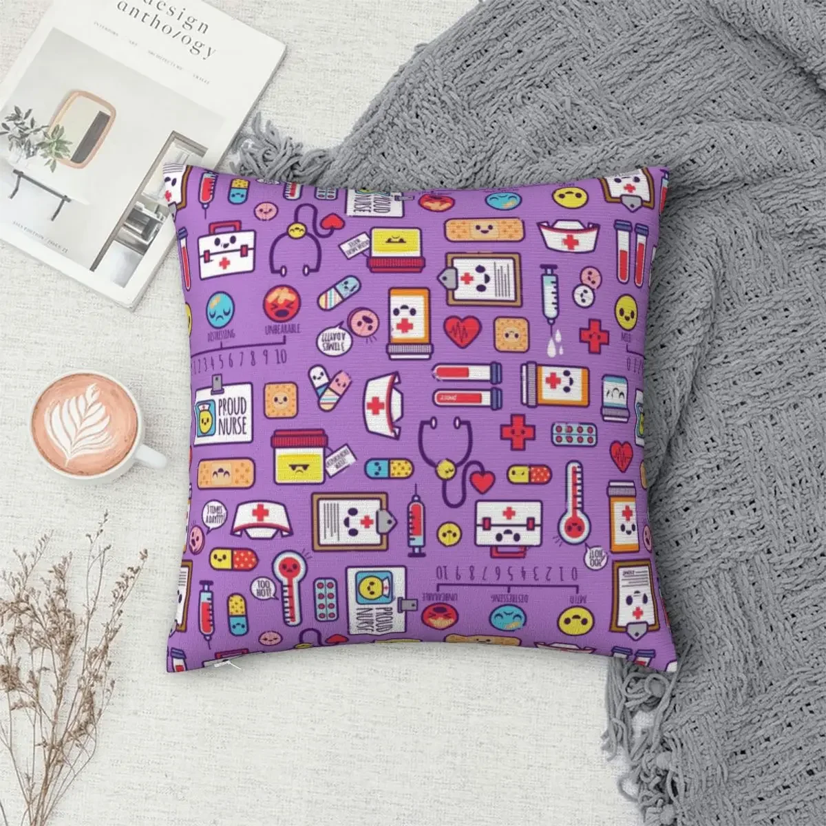 

Nurse Tools Pillowcase Polyester Pillows Cover Cushion Comfort Throw Pillow Sofa Decorative Cushions Used for Home Bedroom Sofa