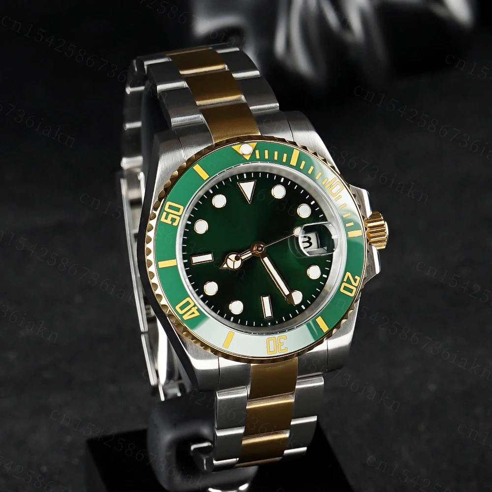 2022 Fashion New 40mm Men's Leisure Sports Sapphire Mirror Stainless Steel Material Waterproof Automatic Mechanical Watch