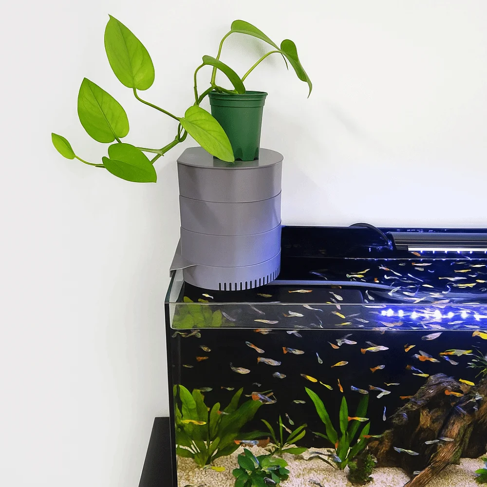Plastic Aquarium Waterfall Filter Wall Mounted External Water Purification Circulation Filter Silent