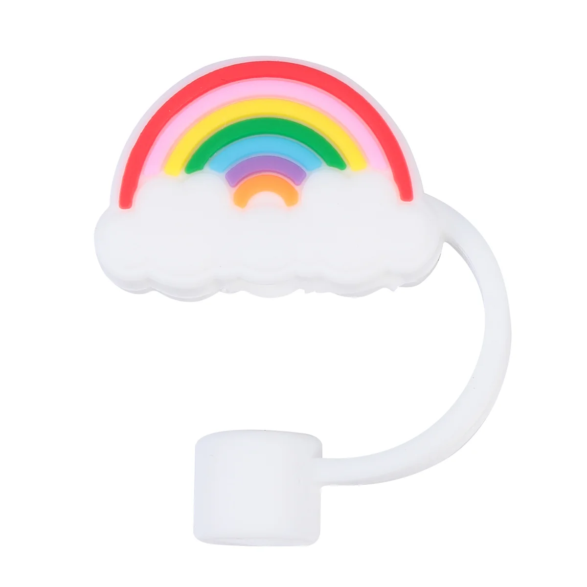 

2/4pcs Cartoon Silicone Straw Tips Cover Reusable Straw Plugs Splash Proof Drinking Dust Cap Straw Sealing Tools