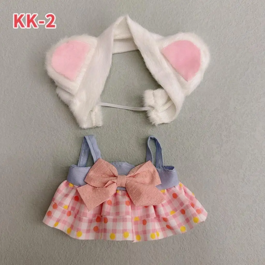 20cm Plush Doll'S Clothes Outfit Accessories For Korea Kpop Exo Labubu Idol Dolls Lolita set cute little princess skirt Clothing 3
