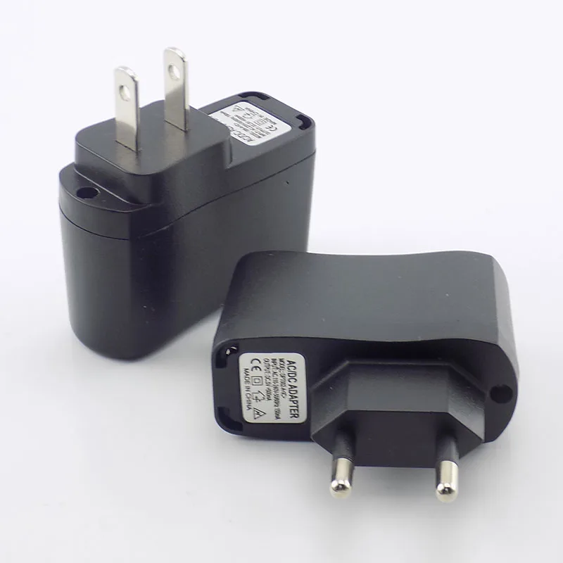 USB töltő 5V 0.5A 2A mikro falra  Váltóáram hogy Egyenáram töltés EU/US Univerzális áram Adapter Ajánlattétel 100V-240V kimeneti