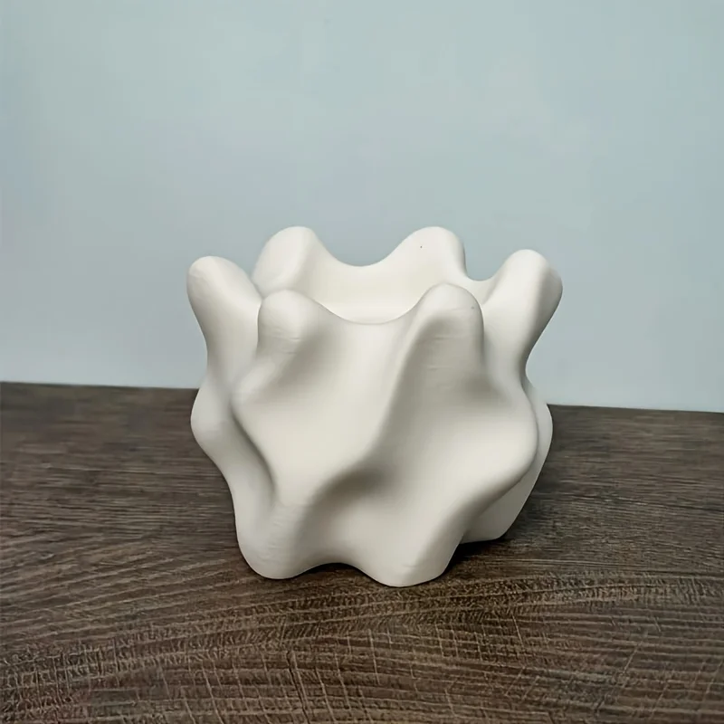 Geometric Irregular Shaped Planter Pot with Drainage