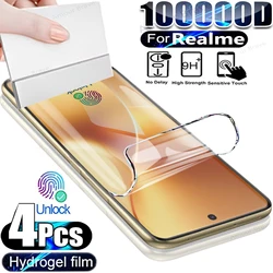 Hydrogel Screen Protector Film - Pack of 4 - 4 Pieces (Realme 13 pro)