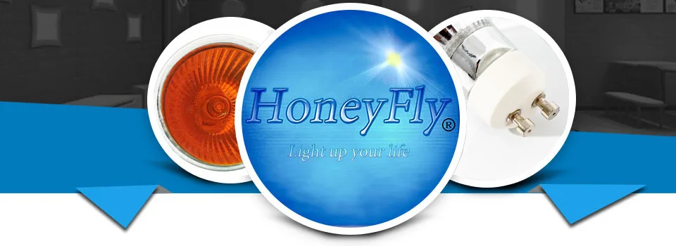 Description Picture 2 of itemHoneyFly 2pcs NEW Dimmable Mini GU10 Orange Halogen Lamp 28W/35W 220-250V Halogen Bulb Amber Halogen Spotlight Lava Lamp Indoor