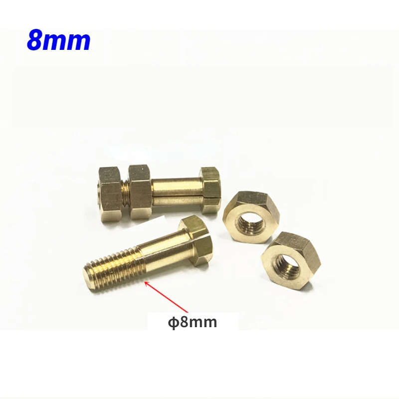 Vacuum machine packaging machine copper screws bolts Vacuum Sealer Heat Sealing Bar Brass Screw bolt 8mm M6 M8 Spare Parts 2pcs
